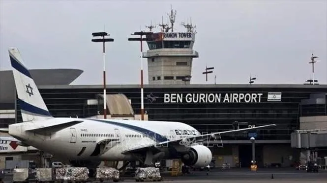 Sân bay Ben Gurion, Israel. Ảnh: IRNA/TTXVN