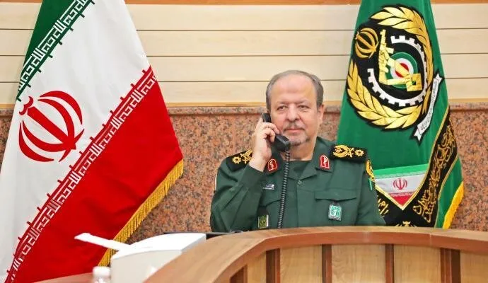 Quyền Bộ trưởng Quốc phòng Iran, Chuẩn tướng Seyyed Majid Ebn-e-Reza. Ảnh: Mehr