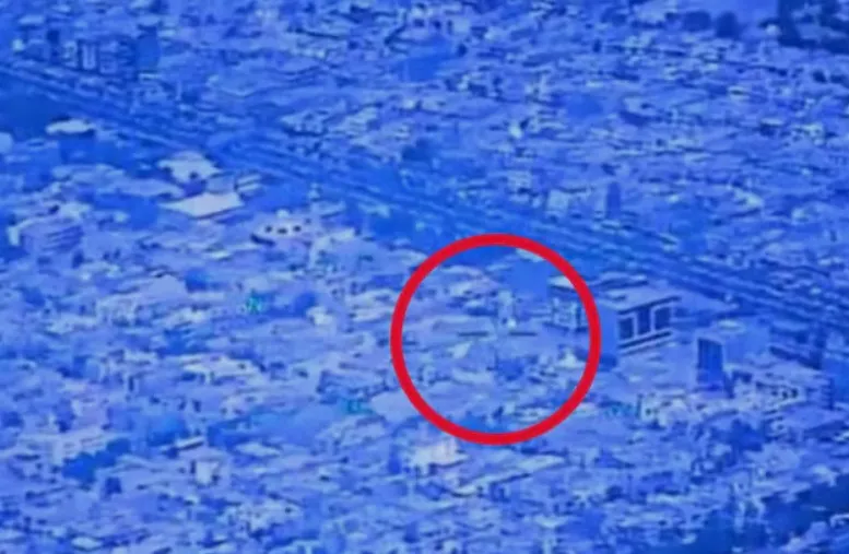 Hình ảnh về UFO trên bầu trời Trung Đông. Ảnh: Lầu Năm Góc