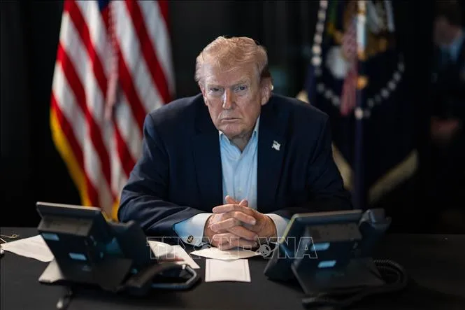 Tổng thống Mỹ Donald Trump. (Ảnh: THX/TTXVN)