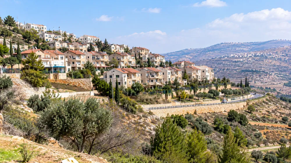 Khu định cư Efrat của Israel ở ngoại ô thành phố Bethlehem, Bờ Tây. Ảnh minh họa: AI
