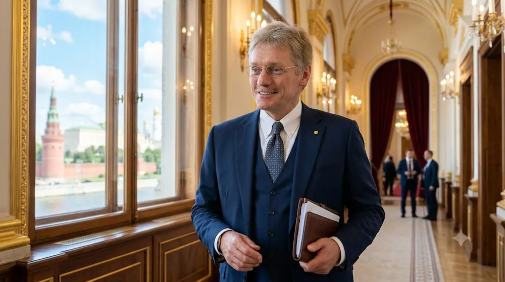 Ảnh minh họa người phát ngôn Điện Kremlin Dmitry Peskov: AI