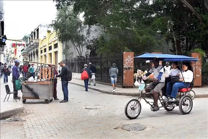 Quang cảnh đường phố ở La Habana, Cuba. Ảnh: THX/TTXVN