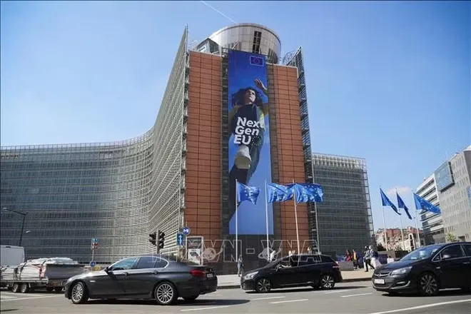 Trụ sở Ủy ban châu Âu tại Brussels, Bỉ. Ảnh: THX/TTXVN phát