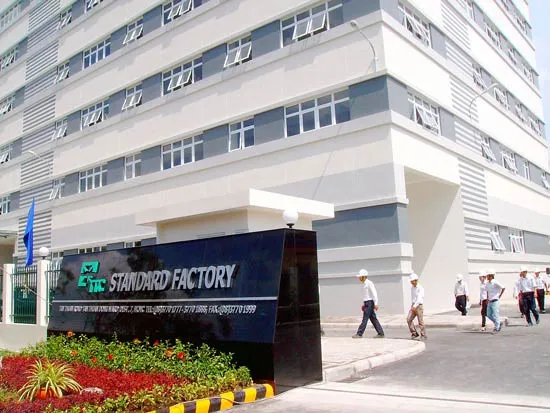 Công trình nhà xưởng cao tầng trong Khu chế xuất Tân Thuận (quận 7 TPHCM)