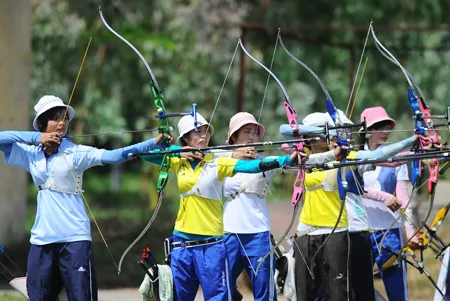 Bắn cung Việt Nam phát triển chưa tương xứng với tiềm năng. Ảnh: Thiên Hoàng 