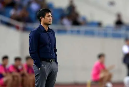 HLV Hữu Thắng. Ảnh: Minh Hoàng
