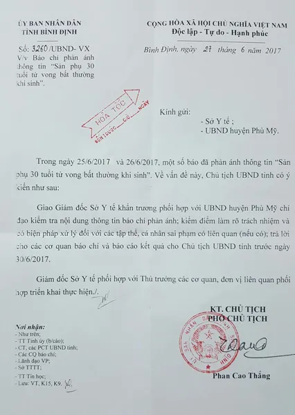 Vụ sản phụ 30 tuổi tử vong: Đề nghị kiểm thảo tử vong ảnh 1