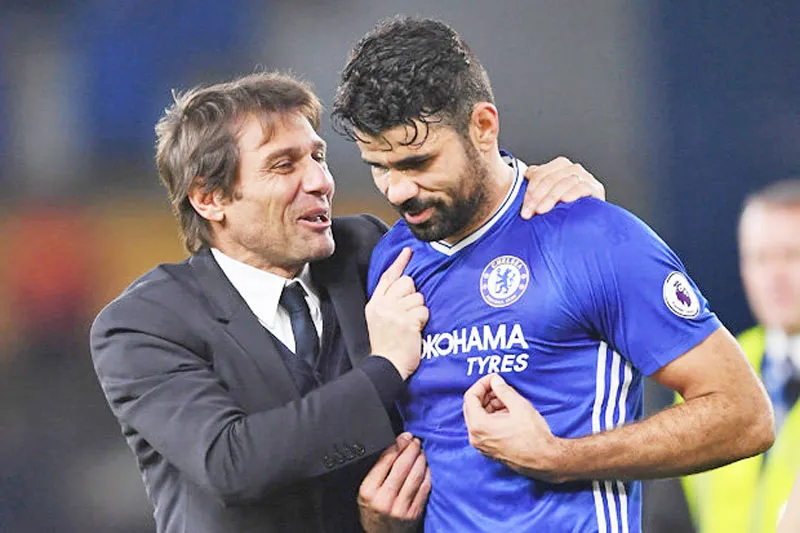 Diego Costa và HLV Antonio Conte từng có mối quan hệ rất tốt đẹp.