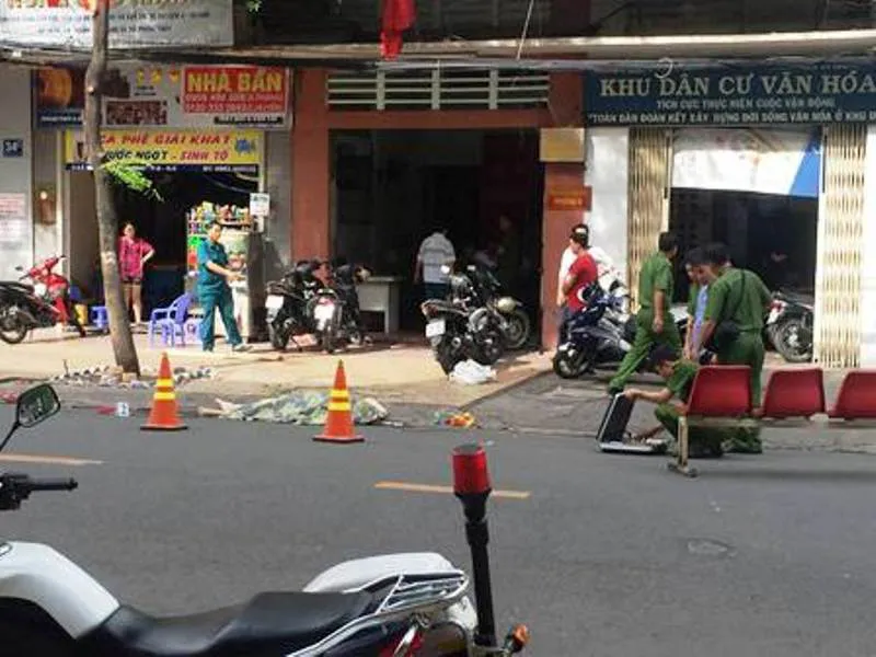 Hình ảnh ghi nhận tại hiện trường.