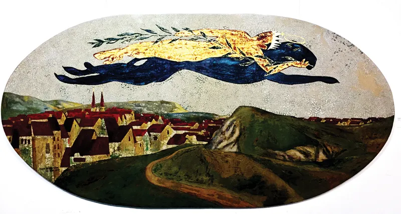 Sự kết hợp đặc biệt trong triển lãm Son+ ảnh 1