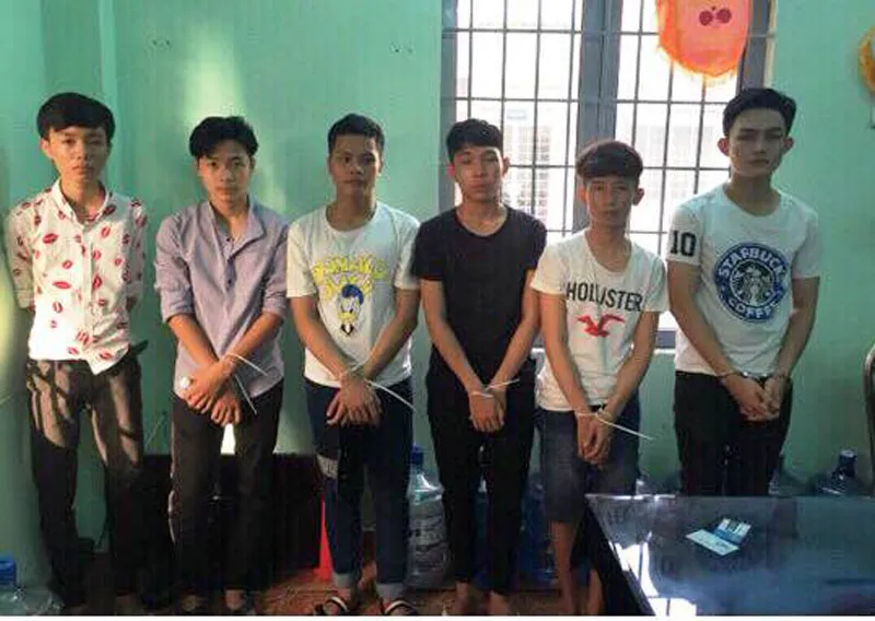 Nhóm đối tượng tại cơ quan Công an.