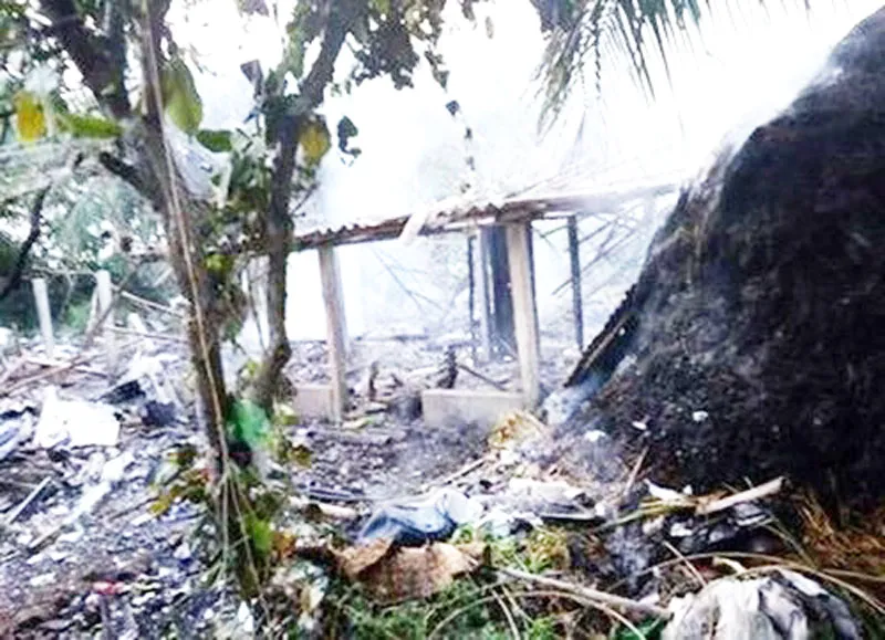 Hiện trường vụ nổ. (Nguồn: Times of India)
