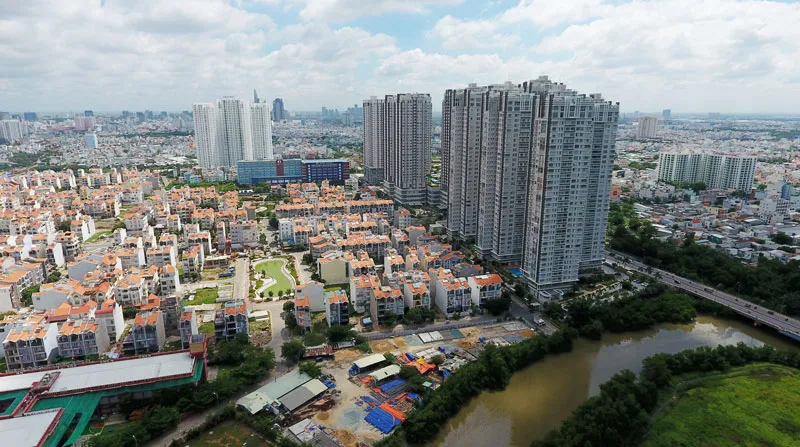                                                Quận 7, TPHCM hiện nay                              Ảnh: VIỆT DŨNG