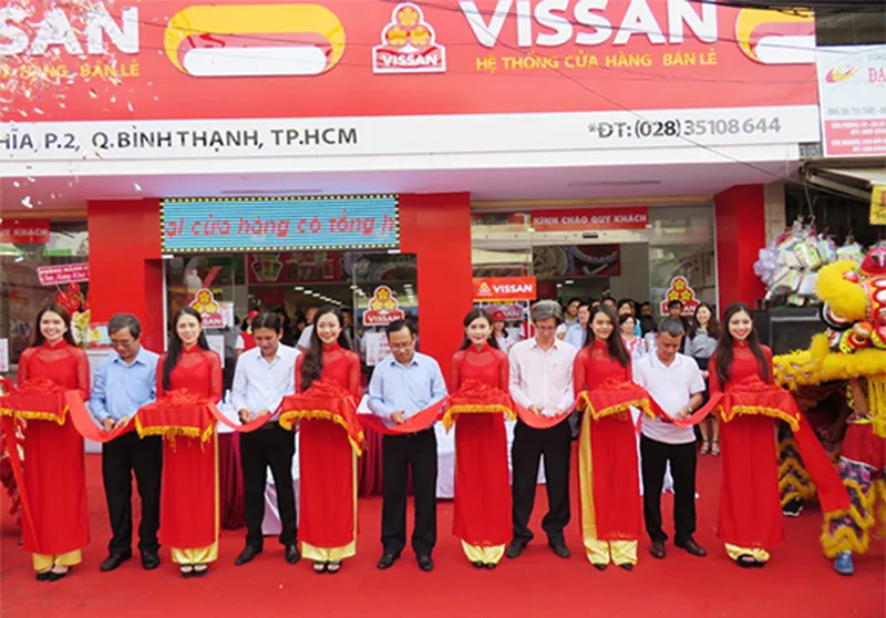 Khai trương cửa hàng Vissan tại số 340-344 Bùi Hữu Nghĩa, quận Bình Thạnh, TPHCM  Ảnh: Diệu Huyền