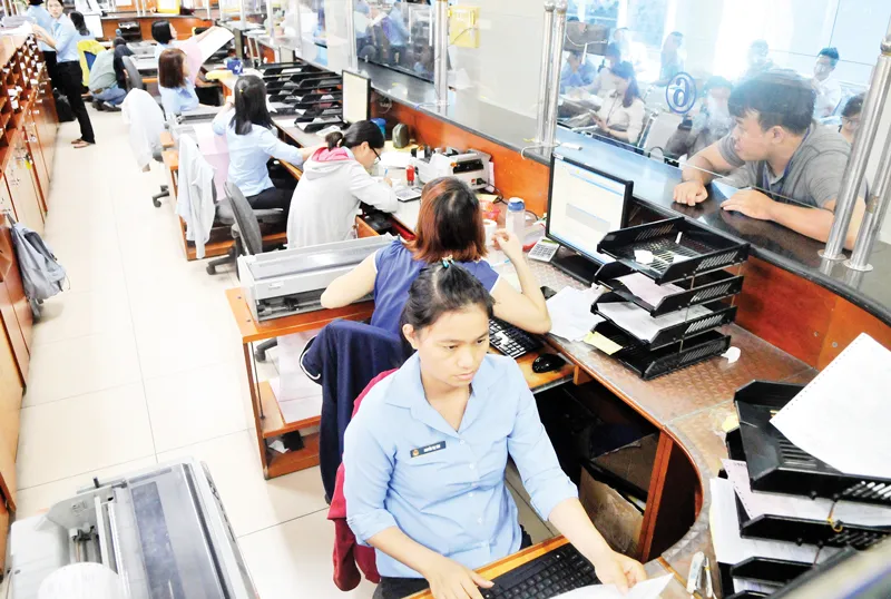 Hải quan giải quyết hồ sơ xuất nhập khẩu tại cảng Cát Lái, TPHCM      Ảnh: THÀNH TRÍ