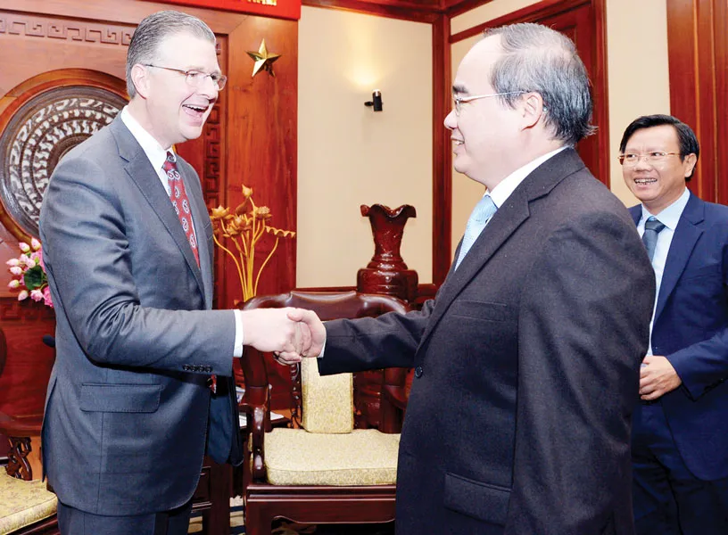 Lãnh đạo TPHCM đánh giá cao quan hệ đối tác toàn diện Việt Nam - Hoa Kỳ ảnh 1