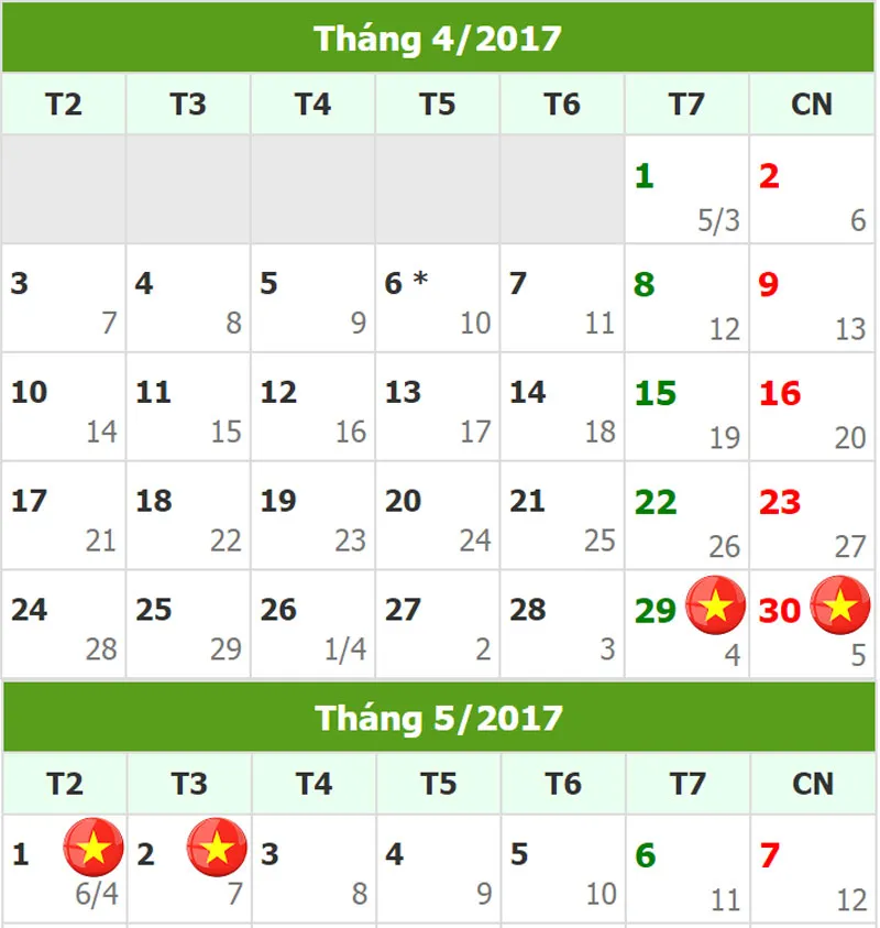 Dịp lễ 30-4 và 1-5 được nghỉ 4 ngày ảnh 1