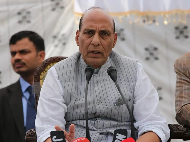 Bộ trưởng Nội vụ Ấn Độ Rajnath Singh. (Ảnh: THX/TTXVN)