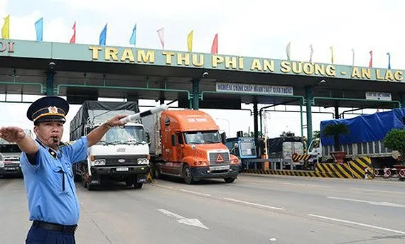 Tiếp tục thu phí trạm An Sương - An Lạc là cho 4 cầu vượt mới ảnh 1