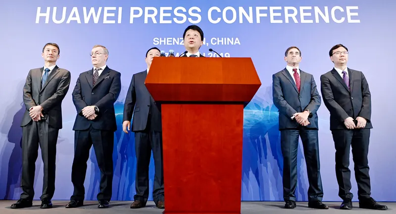 Buổi họp báo Huawei công bố việc khởi kiện Chính phủ Mỹ