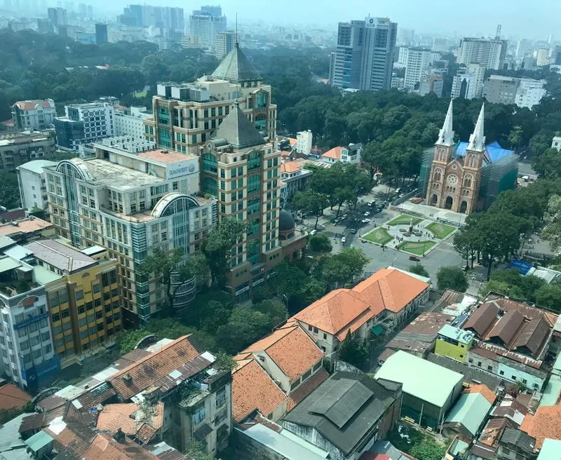 Khu vực trung tâm hiện hữu gồm quận 1, quận 3 sẽ phát triển nhà ở có kiểm soát đến năm 2020  Ảnh: Huy Anh