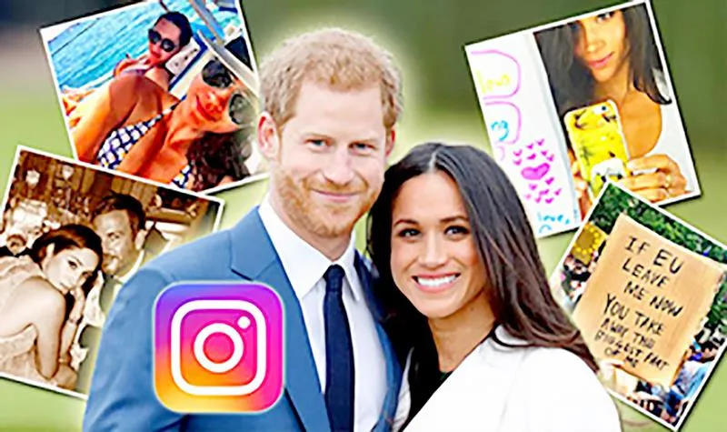 Vợ chồng Hoàng tử Harry phá kỷ lục trên Instagram
