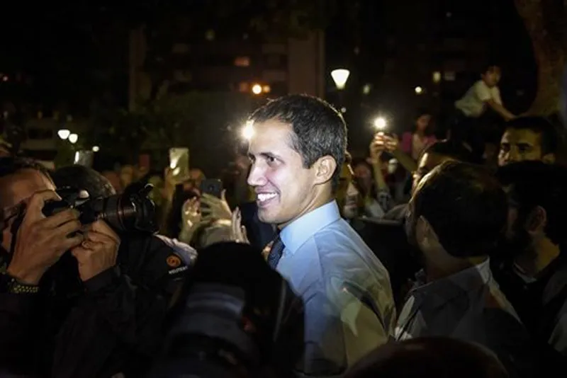 Ông Juan Guaido. Ảnh: Bloomberg