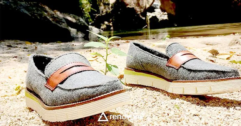 Giày làm từ tảo biển và nhựa tái chế