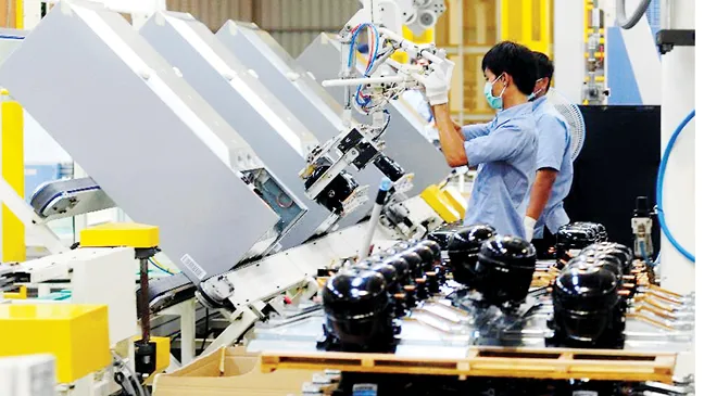 Một nhà máy sản xuất thiết bị điện tử ở Indonesia