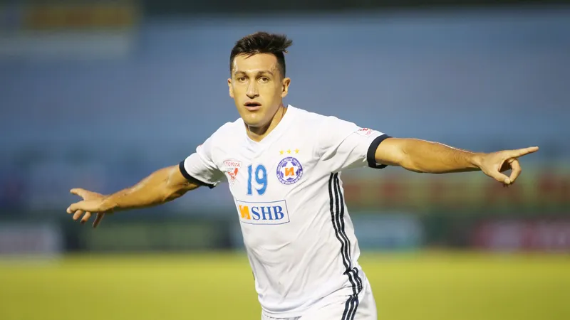 Đà Nẵng an tâm ở hàng công khi Đỗ Merlo có sự trở lại hoàn hảo trong trận tứ kết vừa qua. Ảnh: Hải Nam