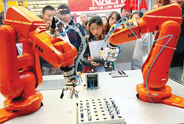 Thị trường robot công nghiệp Trung Quốc đứng đầu thế giới