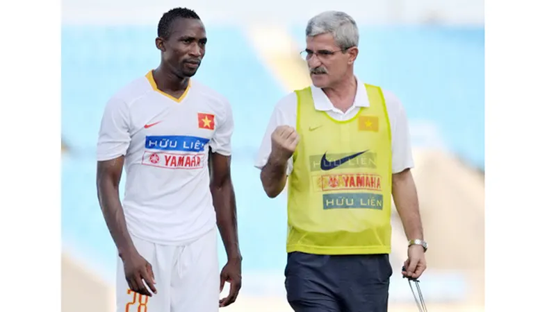 Đinh Hoàng Max từng được HLV Calisto tín nhiệm. Ảnh: T.L