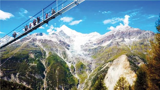 Cầu treo bộ hành dài nhất thế giới