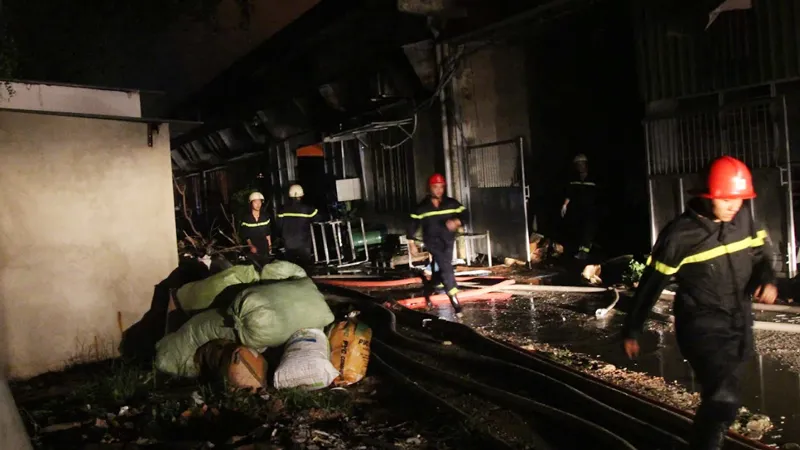 Cháy lớn tại Công ty TNHH Golden Hill Việt Nam ảnh 3