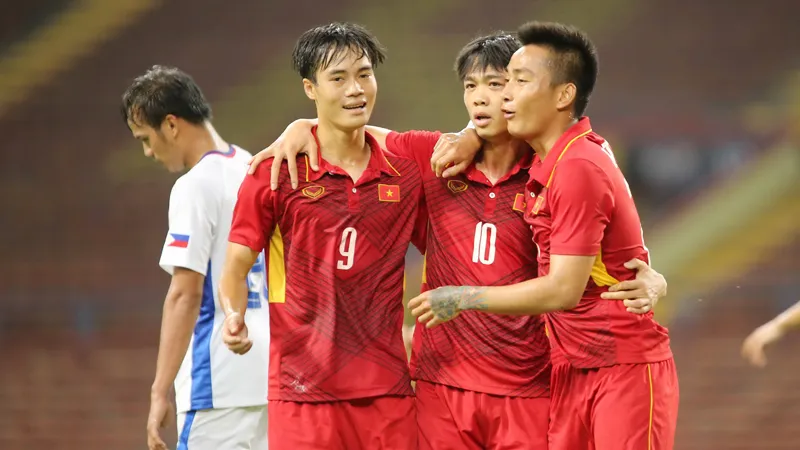 U22 Việt Nam có thêm trận thắng đậm thứ 3. Ảnh: Dũng Phương