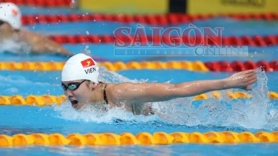 Kình ngư Ánh Viên mang về đến 8 HCV, 2 HCB cho Đoàn Việt Nam. Ảnh: DŨNG PHƯƠNG