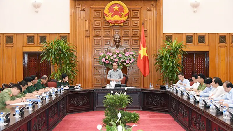 Quang cảnh cuộc họp. Ảnh: VGP