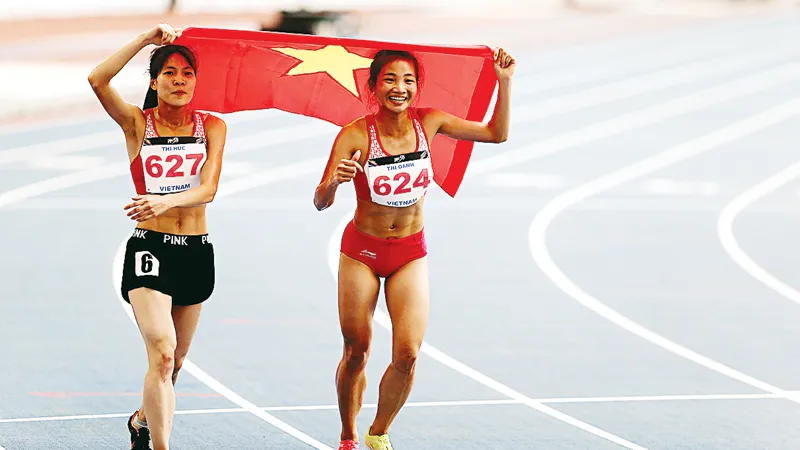 Chiến thắng của điền kinh tại SEA Games 29 sáng giá hơn thứ hạng toàn đoàn. Ảnh: DŨNG PHƯƠNG