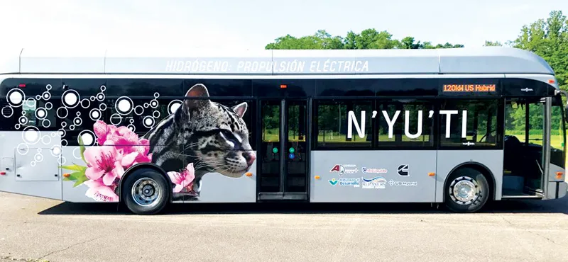 Costa Rica lưu hành xe buýt hydro