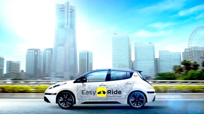 Nissan thử nghiệm taxi tự lái
