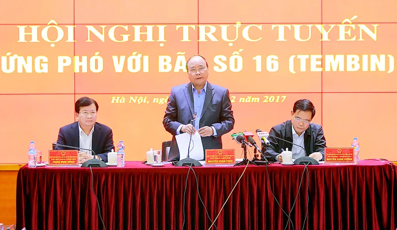 Khẩn trương ứng phó bão Tembin: Đảm bảo an toàn tính mạng, tài sản người dân ảnh 1