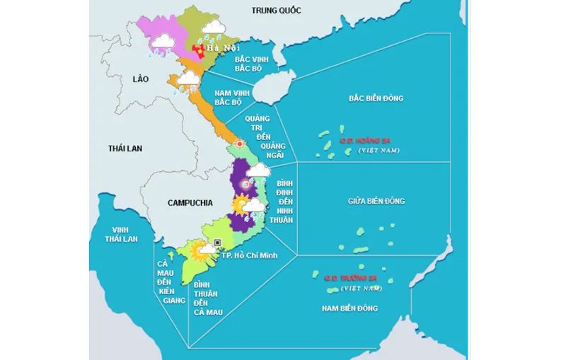 Tháng 1-2018, vẫn còn nguy cơ bão hoặc ATNĐ ảnh hưởng đến Nam Trung Bộ trở vào Nam Bộ ảnh 1