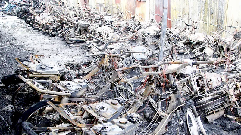 Hiểm họa từ bãi giữ xe ảnh 1