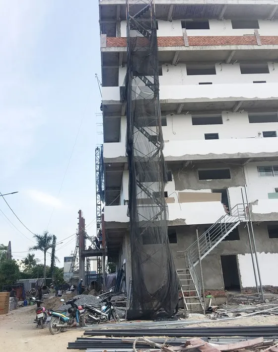 Chung cư “căn hộ mini” đang trong giai đoạn hoàn thiện 