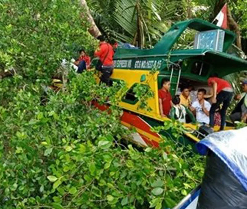 Hiện trường vụ tai nạn. (Nguồn: kaltim.tribunnews.com)