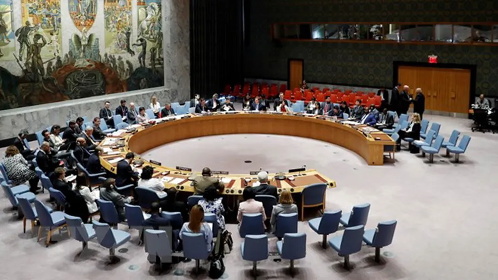 Một phiên họp của HĐBA LHQ tại New York, Mỹ