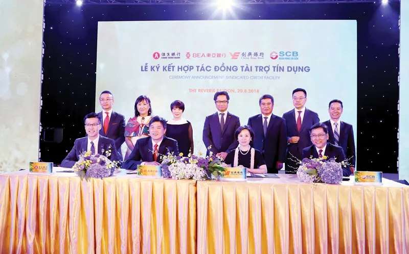 Ngân hàng Sài Gòn (SCB) & 3 ngân hàng Hồng Kông ký kết hợp tác đồng tài trợ tín dụng