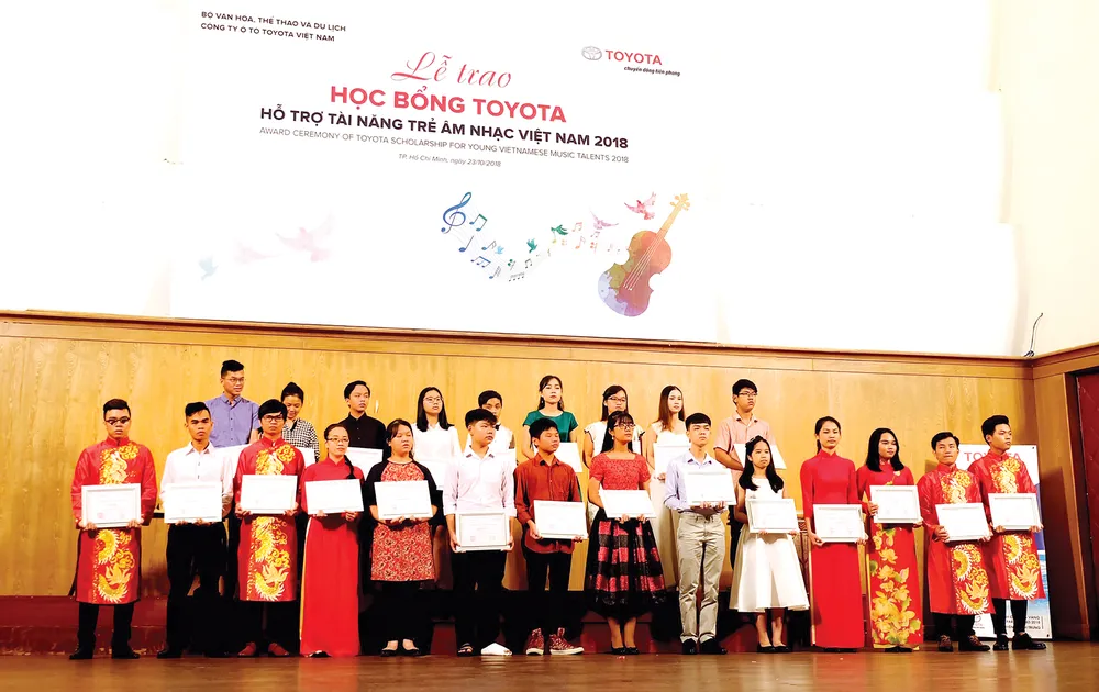 Học bổng Toyota chắp cánh cho tài năng trẻ âm nhạc Việt Nam ảnh 1