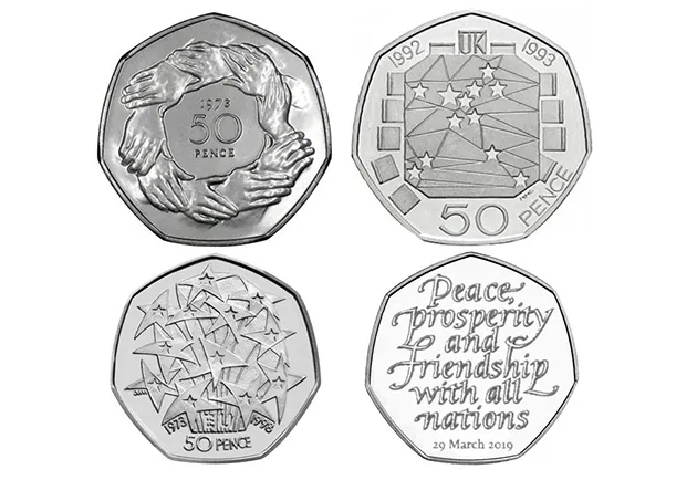 Anh phát hành đồng 50 xu mới nhân sự kiện Brexit